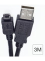 Micro USB ケーブル（3m）データ転送/充電/スマートフォン/Android